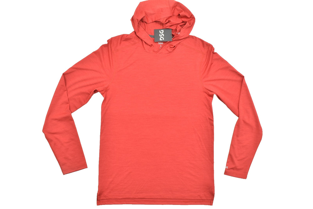 NEW DSG Movement Hoodie Men's Red Heather Regular Size S Moisture Wicking